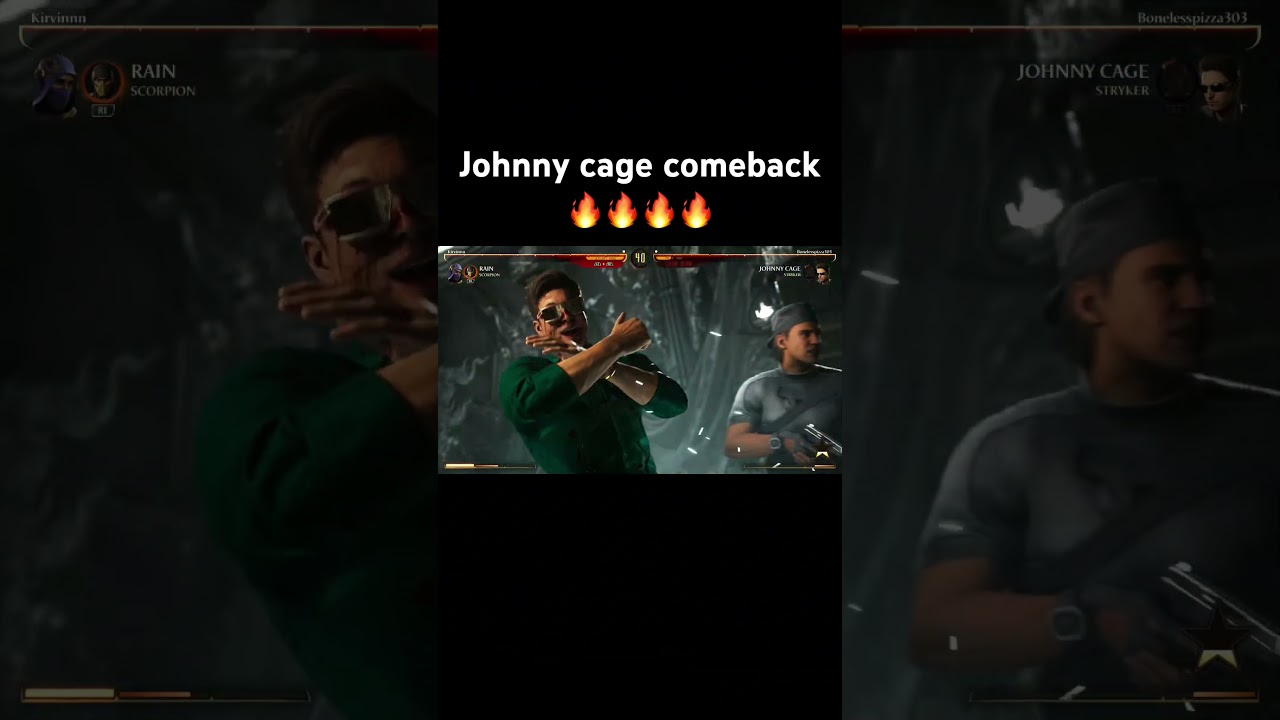 Johnny cage comeback