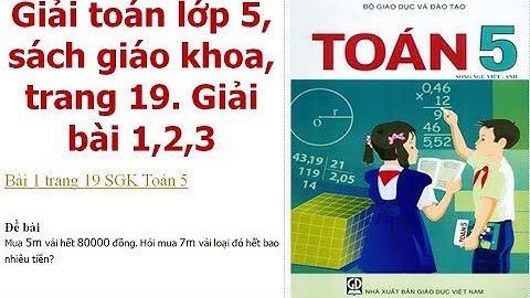 Giải toán lớp 5 trang 19 bài 1