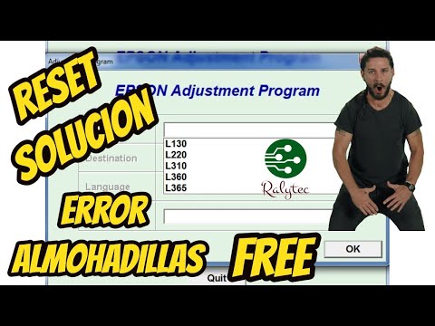 video Reset EPSON  TX130   TX133   TX135   t22, tx120   nx127 || Error de almohadillas solución gratis