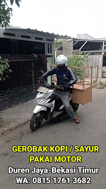 Gerobak kopi pakai motor bekasi