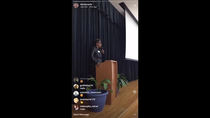 Carla Ferrell Speaks At David Crockett Middle School