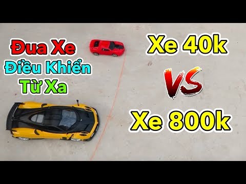 Lâm Vlog - Thử Chơi và So Sánh Xe Điều Khiển Từ Xa Giá 40k vs 800k | Đua Xe Điều Khiển Từ Xa