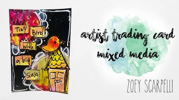 Mixed Media ATC : ATC Tuesday 4