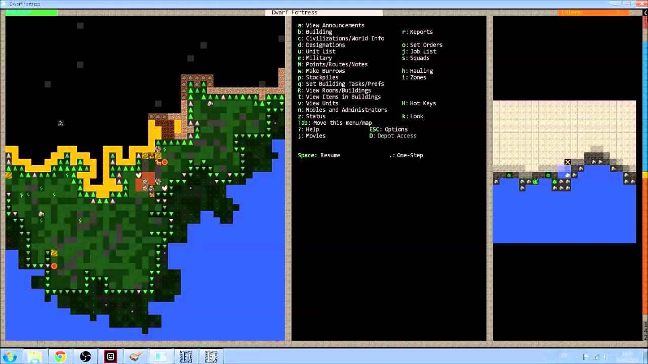 Let's Play Dwarf Fortress 2014 - Part 1
