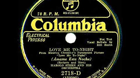 1932 Harold Stern - Love Me Tonight (Bill Smith, v...