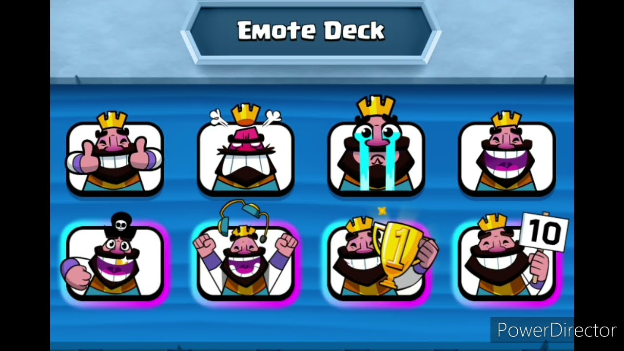 Mobile - Clash Royale - King Emotes - The Spriters Resource