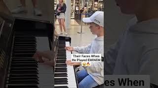 Kid Shocks People With The Real Slim Shady on Piano