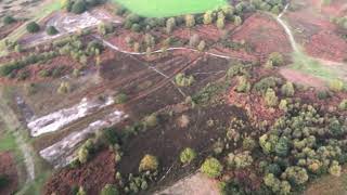 Paramotor before landing at Chailey