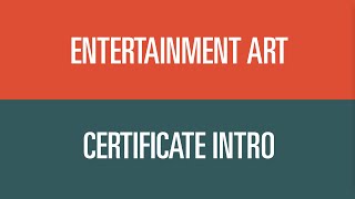Entertainment Art Intro at Orange Coast College