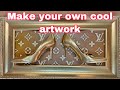 Make your own cool Louis Vuitton artwork with old high heels and a frame diy