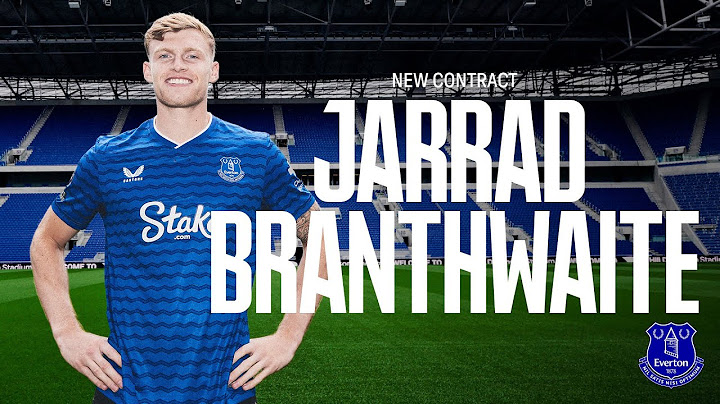 Jarrad Branthwaite signs new contract at Everton! ✍️