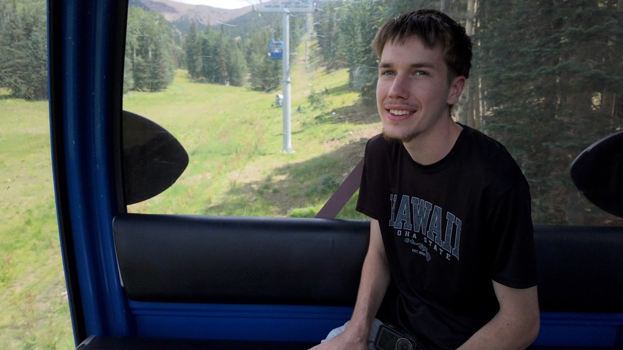 My Son Bryce Took Me Up Snowbowl for the First Time