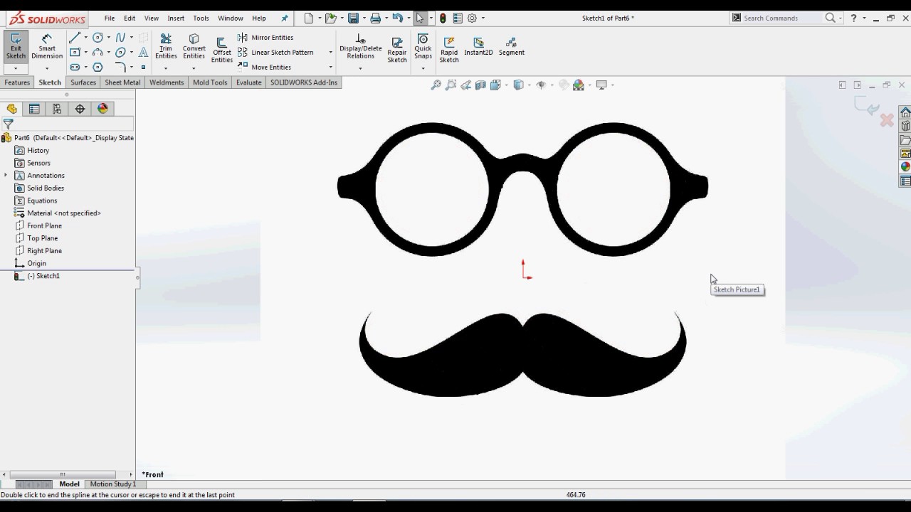 Convert Or Trace Your Images Into Sketches In Solidworks Using Autotrace