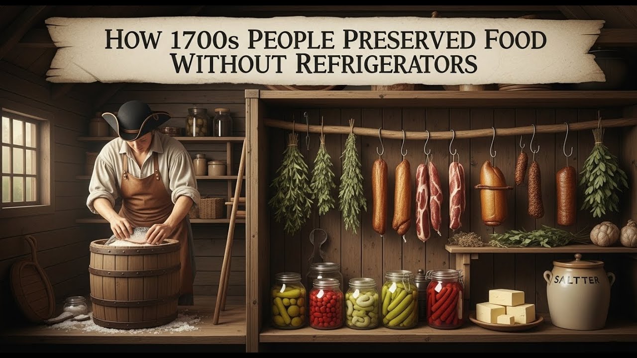 How People Preserved Food in the 1700s Without Refrigerators (Shocking Methods)