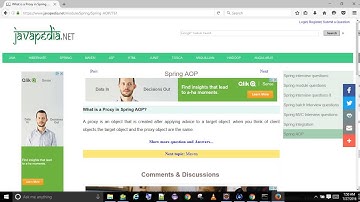 What is a Proxy in Spring AOP? | javapedia.net