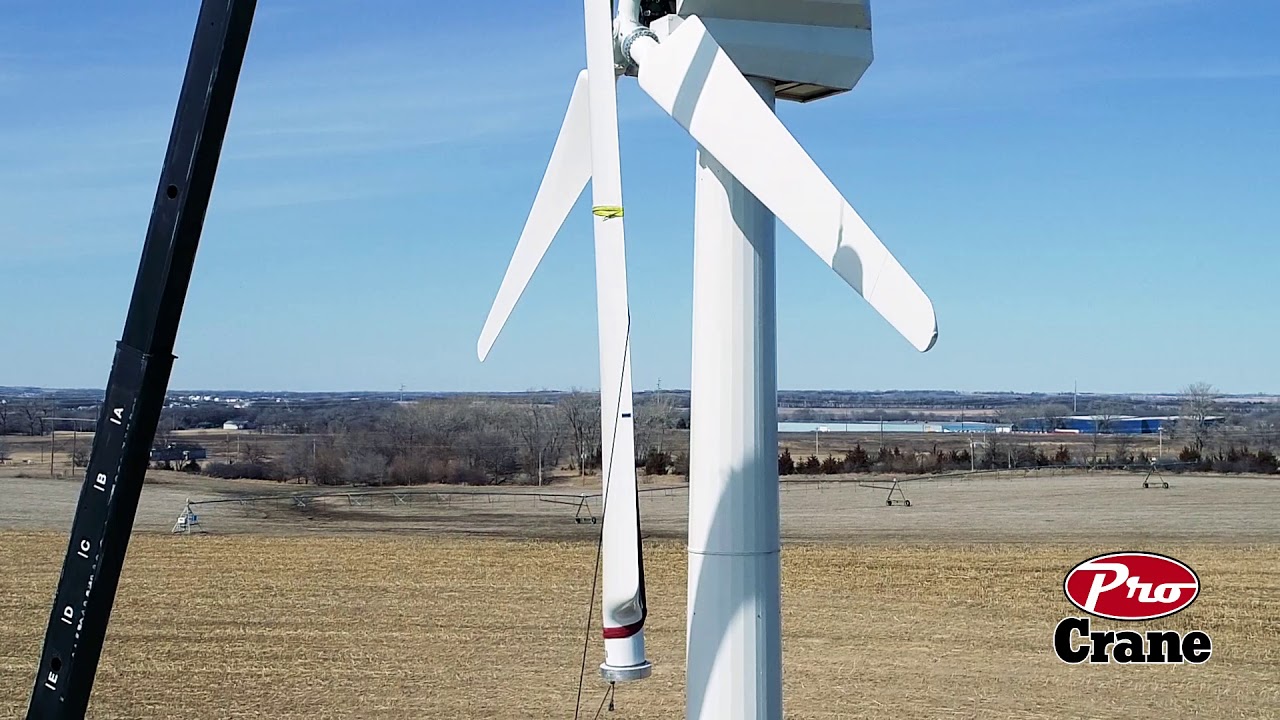 Wind Turbine Blade Change YouTube