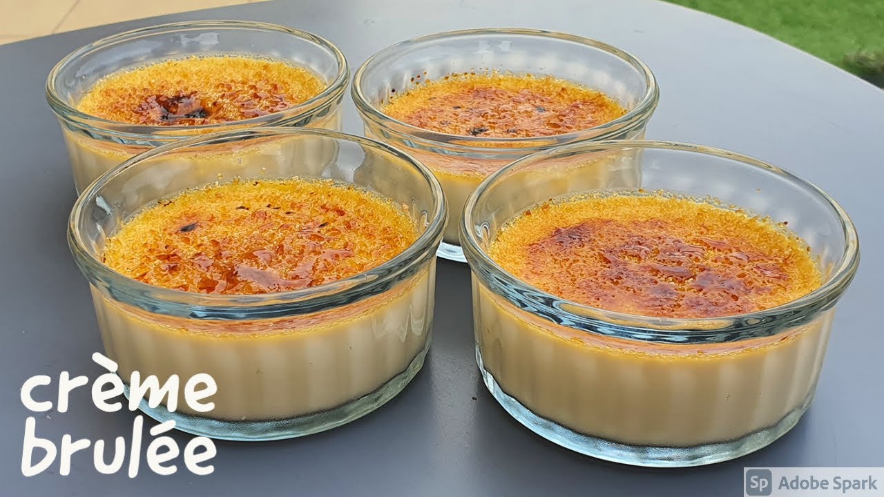 réussir sa crème brûlée, facile à préparer🍴