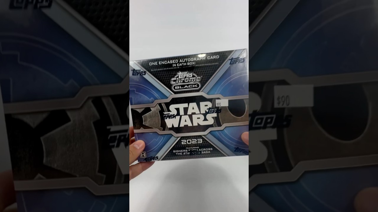Охота за автографами 2023 Topps Chrome Black Star Wars!