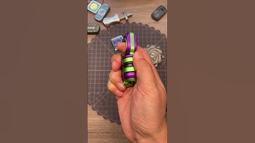 Because sometimes, you just need to fidget during a call. 📞 #fidgetslider #fidgetspinner #metal #edc