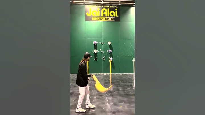 Crazy incredible trick shots in Jai-Alai#shorts