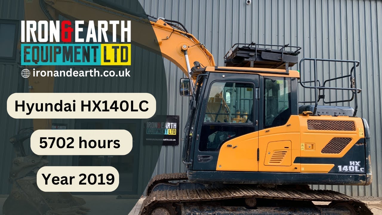 2019 Hyundai HX140LC 14 Tonne Excavator - YouTube