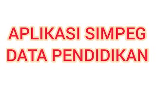 SIMPEG SELAYAR - Data Pribadi dan Riwayat Pendidikan