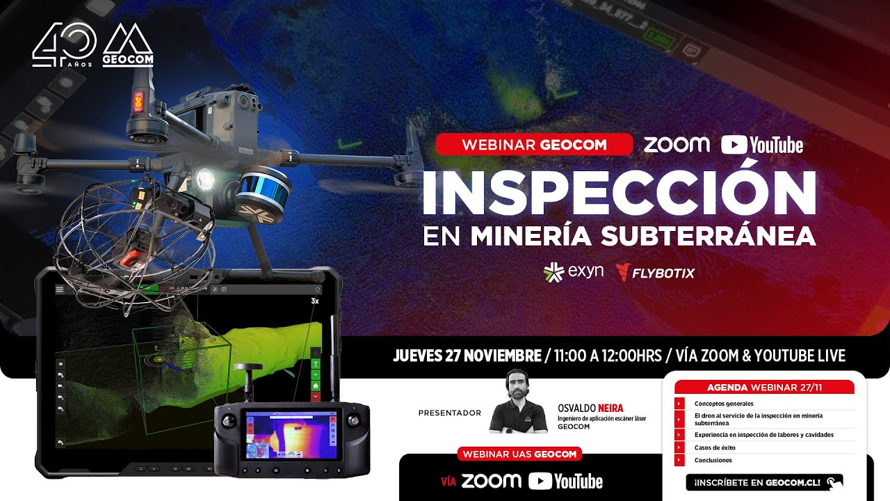 [WEBINAR GEOCOM] Inspección en minería subterránea