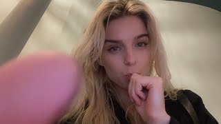 spit painting asmr | spitting facts, mouth sounds, hand sounds (faced paced)