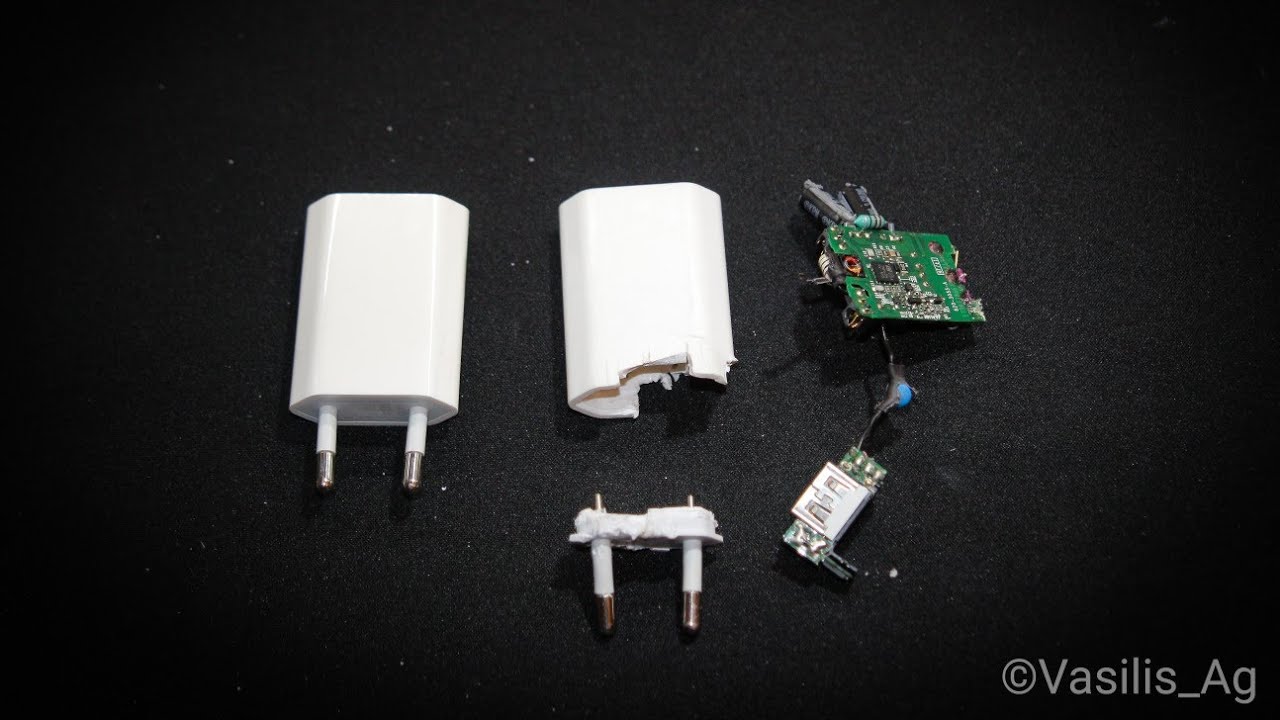 Iphone charger 5w Disassembly YouTube