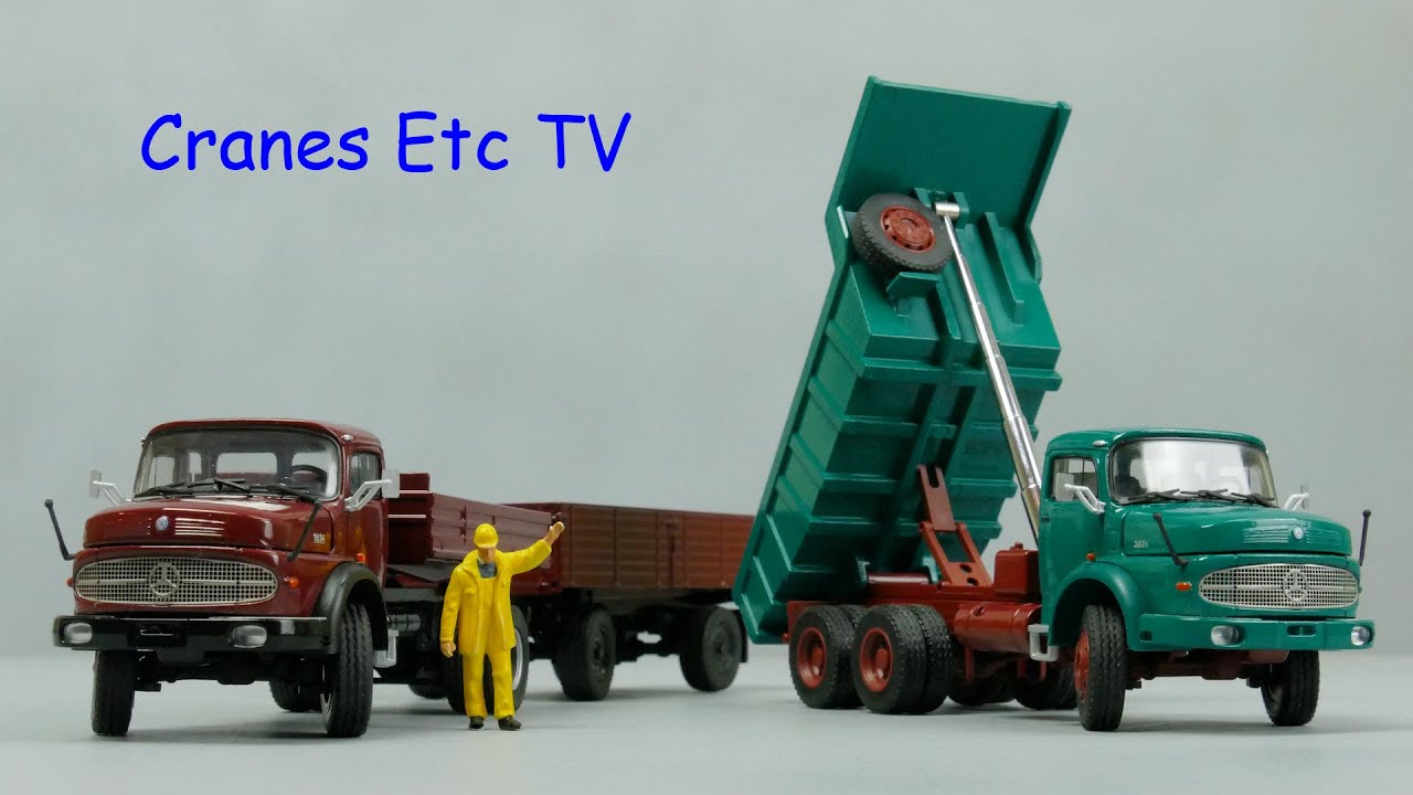 Conrad Mercedes-Benz LAK Trucks by Cranes Etc TV - YouTube
