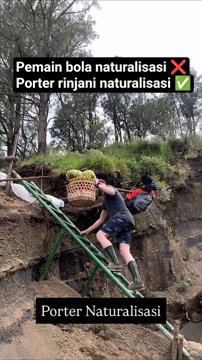 porter rinjani naturalisasi #rinjani #hiking #mountains #travel #fyp #viral #views #adventure #asia