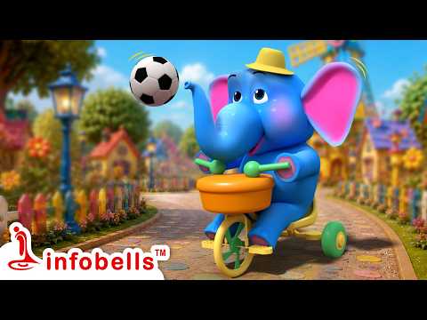 Aana Raja Vannallo! Dhum Dhum Dhum - Elephant Song | Malayalam Kids Rhymes & Cartoons | Infobells