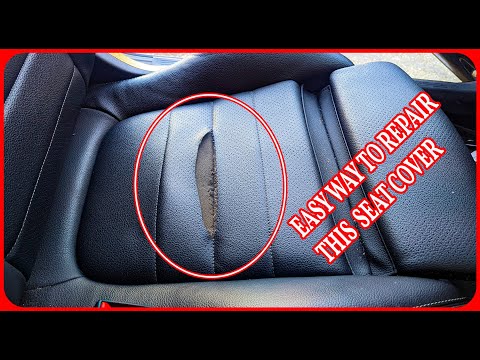 How to repair this Mercedes Benz Seat cover – Auto Upholstery