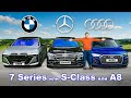 BMW 7 Series или Mercedes S-Class или Audi A8: какое авто лучше?