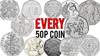 EVERY commemorative 50p and it's VALUE