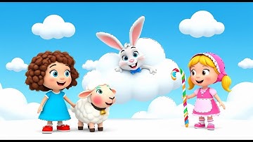 Peek-a-Boo Nursery Friends! | Guess Who Appears? | Fun 3D Rhyme  for Kids 🐰🎵