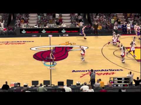 NBA 2k13 LAL@MIA Highlights