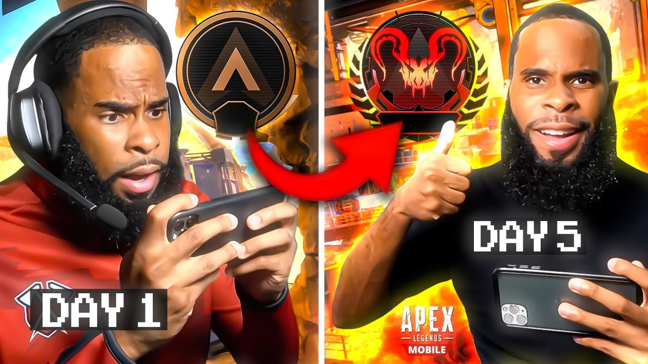 NOOB TO PRO IN APEX LEGENDS MOBILE!