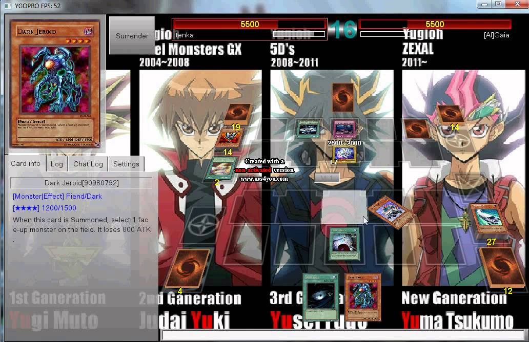 ygopro online : special summon Barbaroid the ultimate battle machine