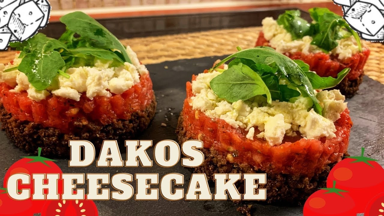 Ντάκος cheesecake I Dakos cheesecake