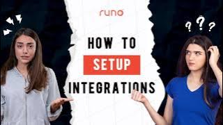 How to set-up integrations | Web Version | Runo