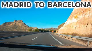 Madrid to Barcelona - Timelapse Drive 4K