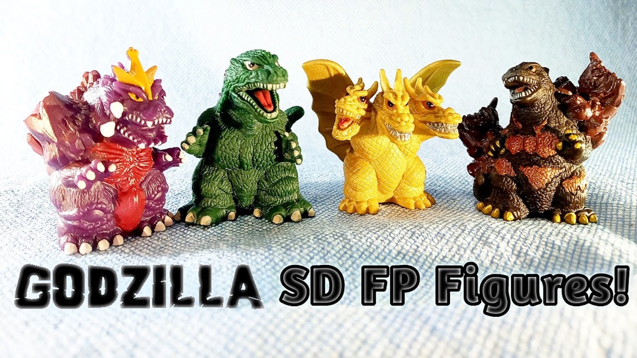 Godzilla SD Finger puppet figures! YouTube