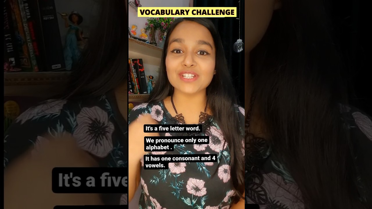 Vocabulary Challenge - You Guess The Word?