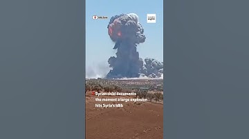 Syrian Child Documents A Large Explosion
