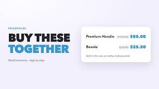 Discount Multiple Products Together in WooCommerce | PricePulse