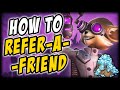 How to get a free crystals gold and a pip skin with referafriend  paladins turorials