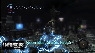 inFamous Neon Collectibles Blast Shards Part 5