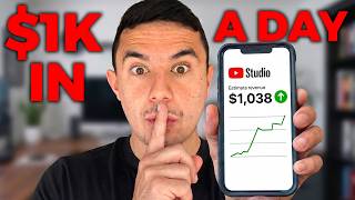 How I Made $1,038 In One Day With Faceless YouTube (Still Works in 2026)