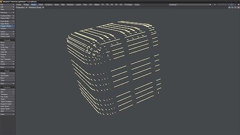 LightWave Model - HUD lines